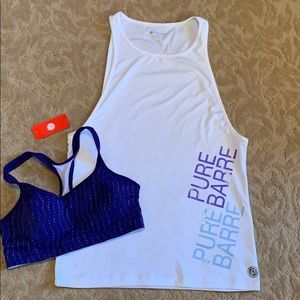 Pure Barre Tank Top White . Size L